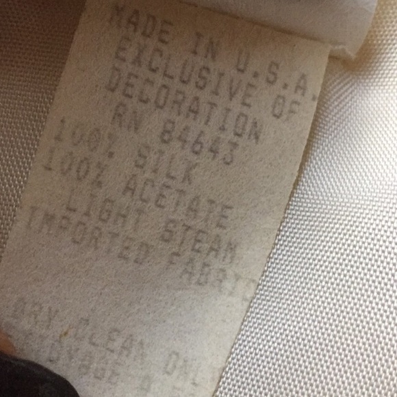 Watters & Watters silk bridal antique ivory/pearls - Picture 8 of 8